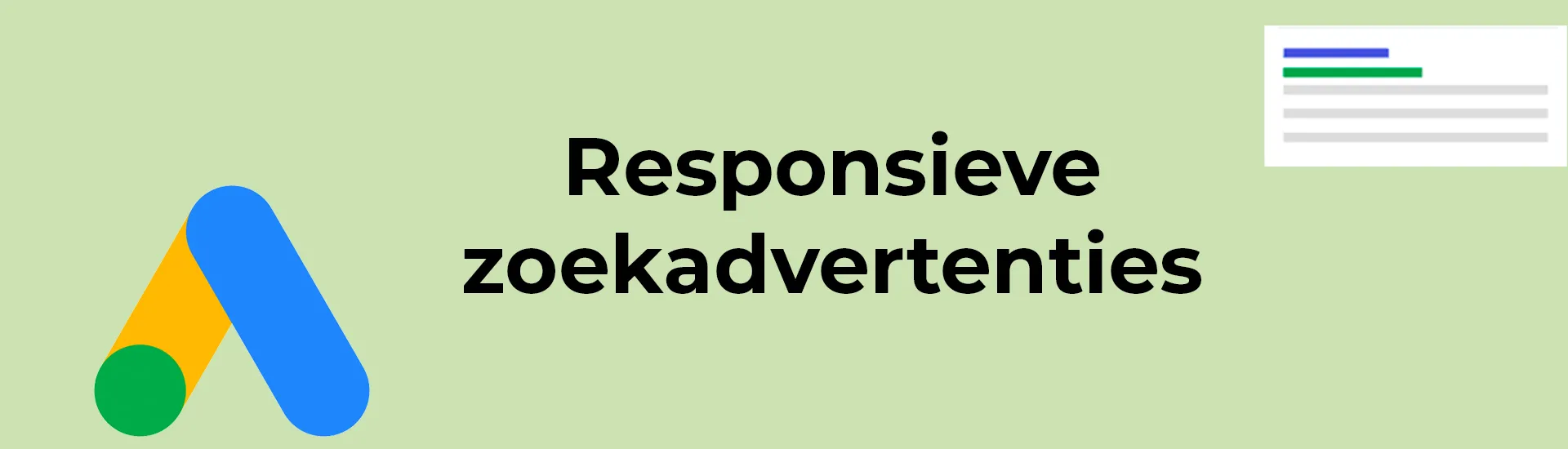 Responsieve zoekadvertenties (Responsive Search Ads)